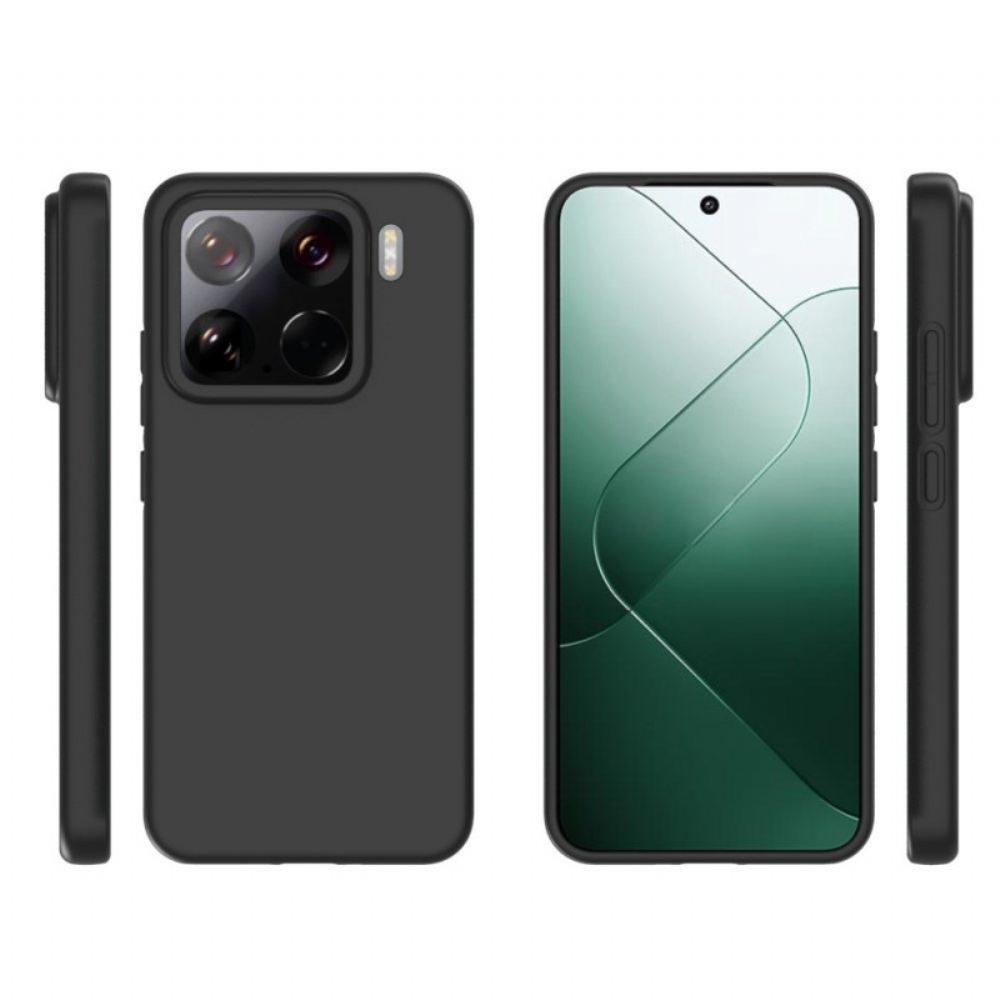 Kryt Xiaomi 15 Silikon 2 V 1 S Ochrannou Fólií Z Tvrzeného Skla