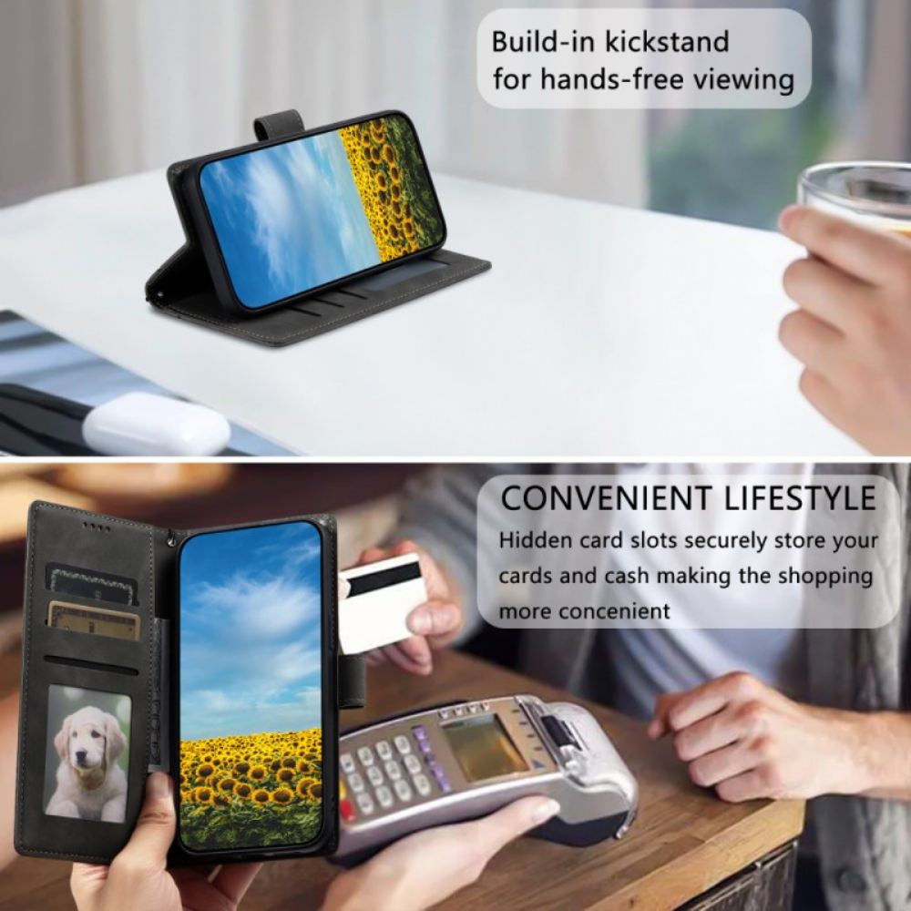 Peněženková Pouzdra Xiaomi 15 Kryty Na Mobil Mandala Semišový Efekt