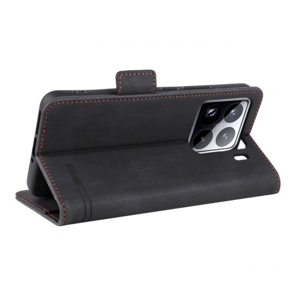 Peněženková Pouzdra Xiaomi 15 Kryty Na Mobil Peněženka S Kovovou Dekorací