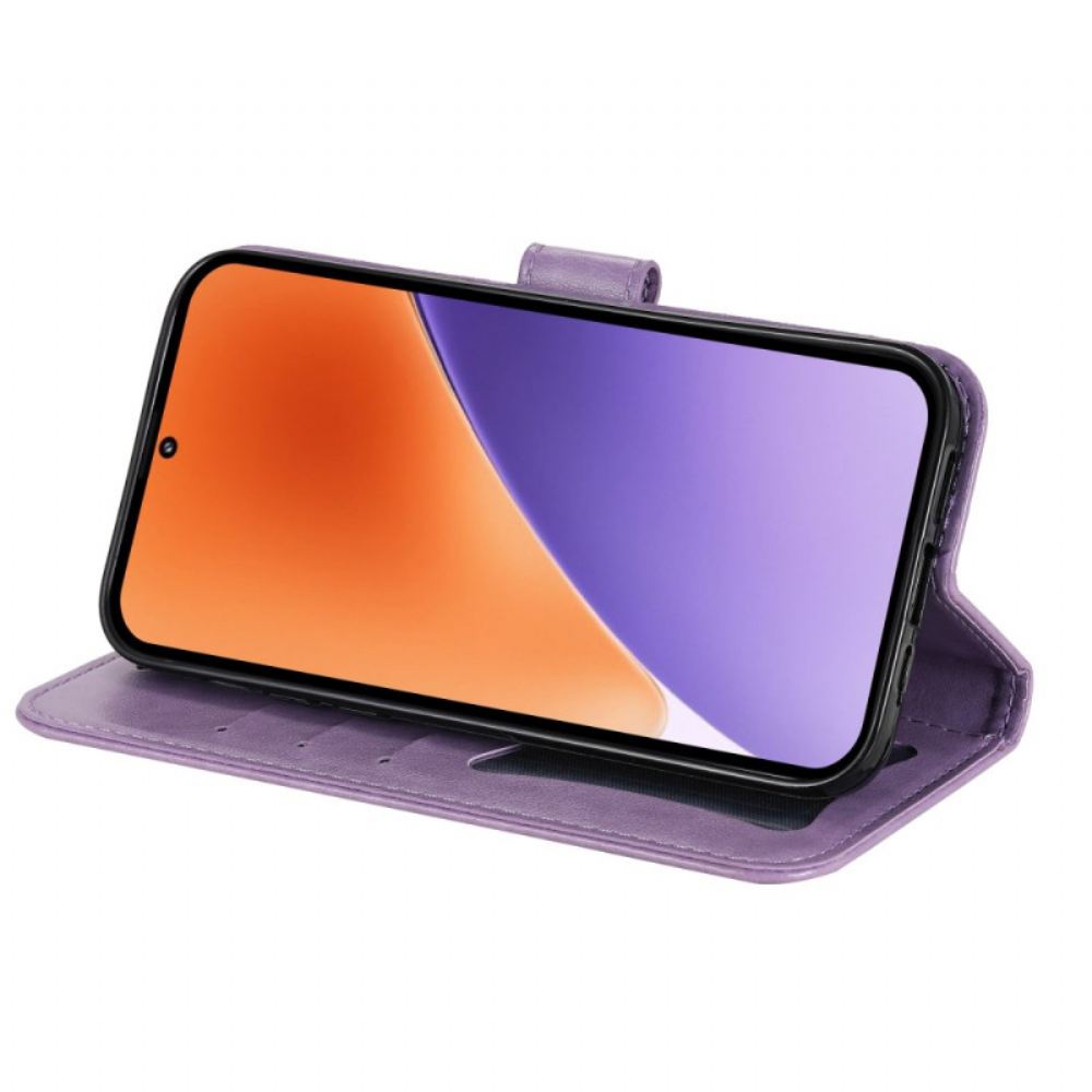 Peněženková Pouzdra Xiaomi 15 Kryty Na Mobil Potisk Mandaly