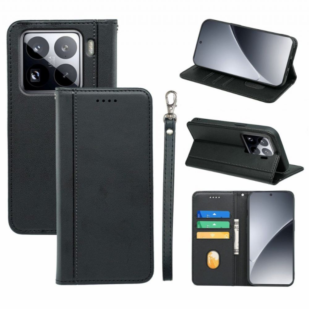 Peněženková Pouzdra Xiaomi 15 Kryty Na Mobil Prémiové