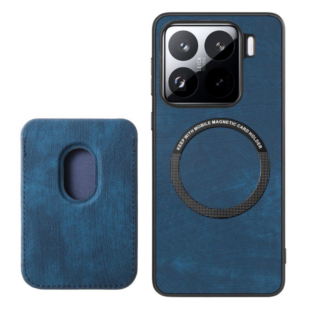 Peněženková Pouzdra Xiaomi 15 Kryty Na Mobil Retro S Odnímatelným Pouzdrem Na Karty