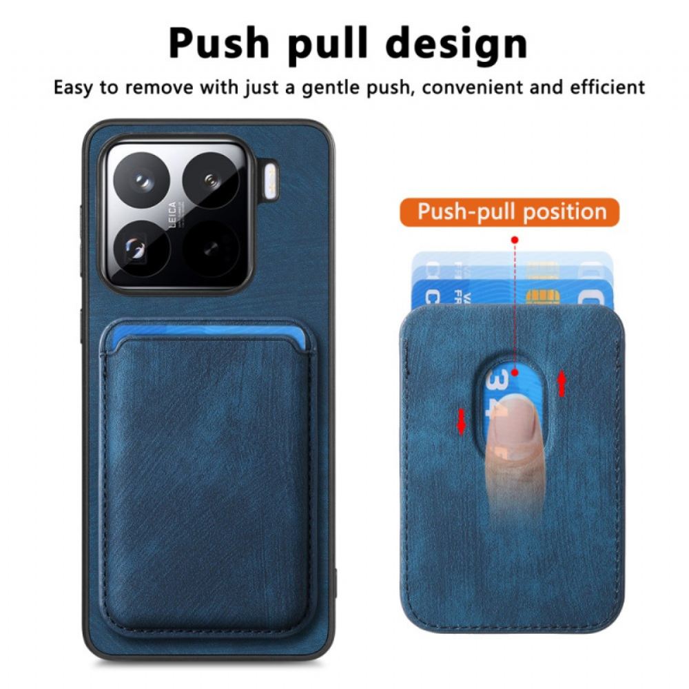 Peněženková Pouzdra Xiaomi 15 Kryty Na Mobil Retro S Odnímatelným Pouzdrem Na Karty