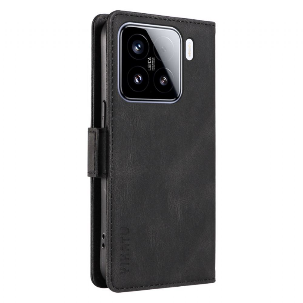 Peněženková Pouzdra Xiaomi 15 Kryty Na Mobil Ykatu Semišový Efekt