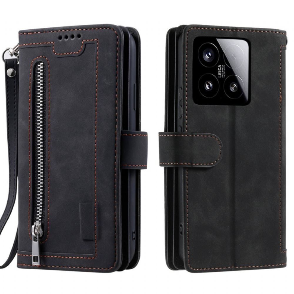 Peněženková Pouzdra Xiaomi 15 Peněženka Se Zipem