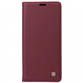 Kožené Pouzdro Folio Na Motorola Edge 50 Pro Klasické Yikatu