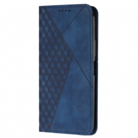 Kožené Pouzdro Motorola Edge 50 Pro Diamantový Vzor