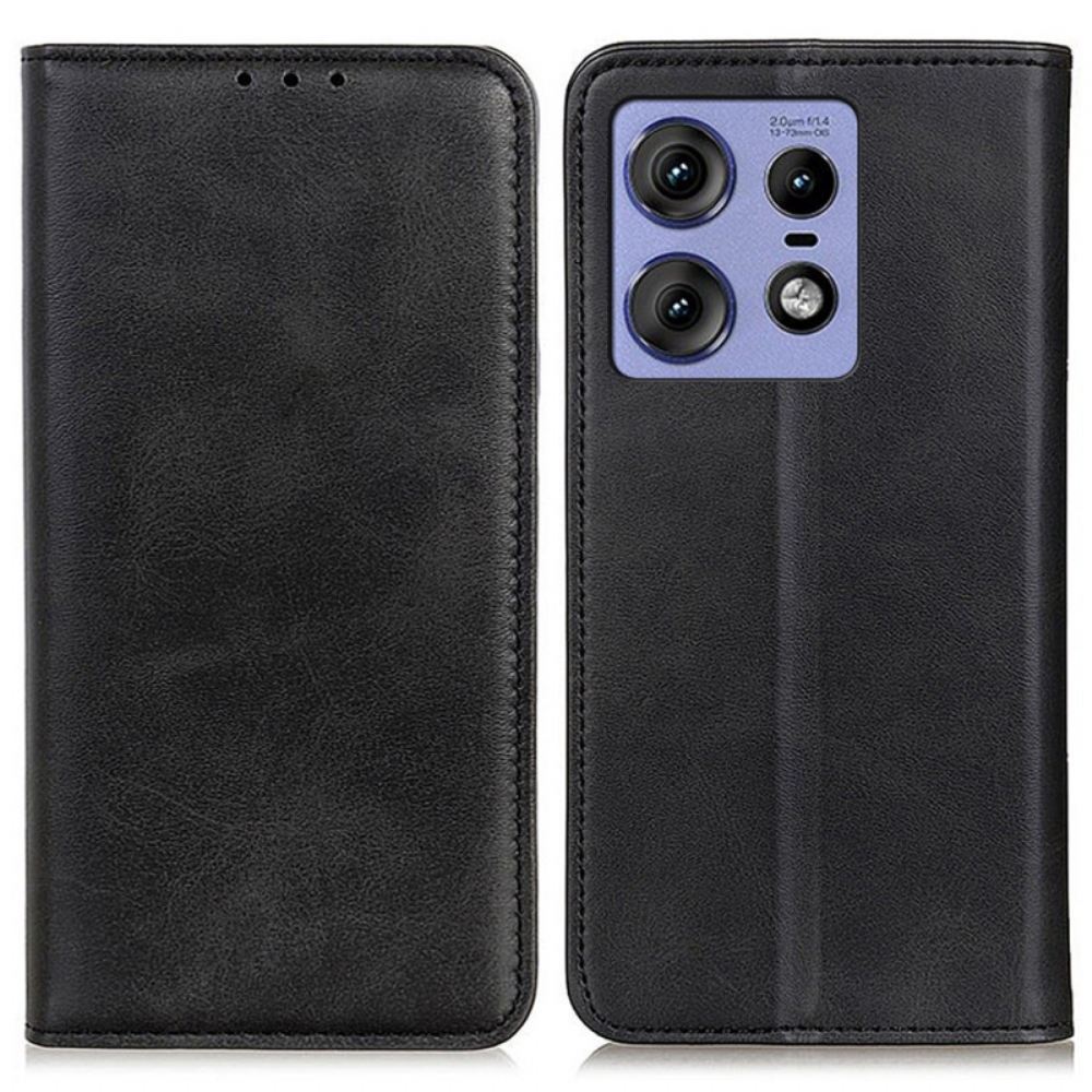 Kožené Pouzdro Motorola Edge 50 Pro Integrovaný Uzávěr