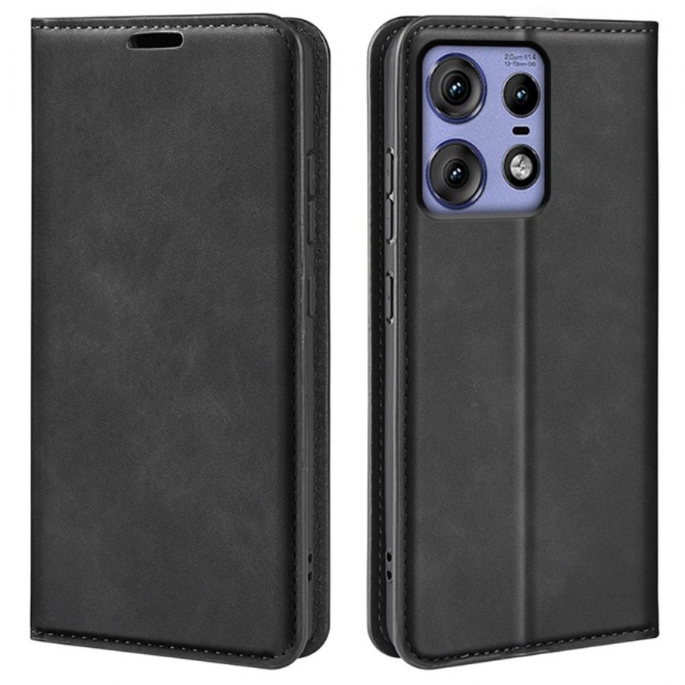 Kožené Pouzdro Motorola Edge 50 Pro Kryty Na Mobil Klasika