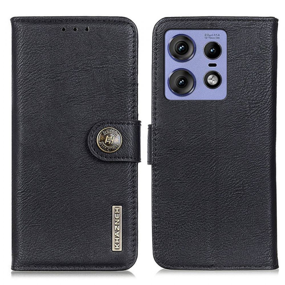 Kožený Kryt Motorola Edge 50 Pro Khazneh