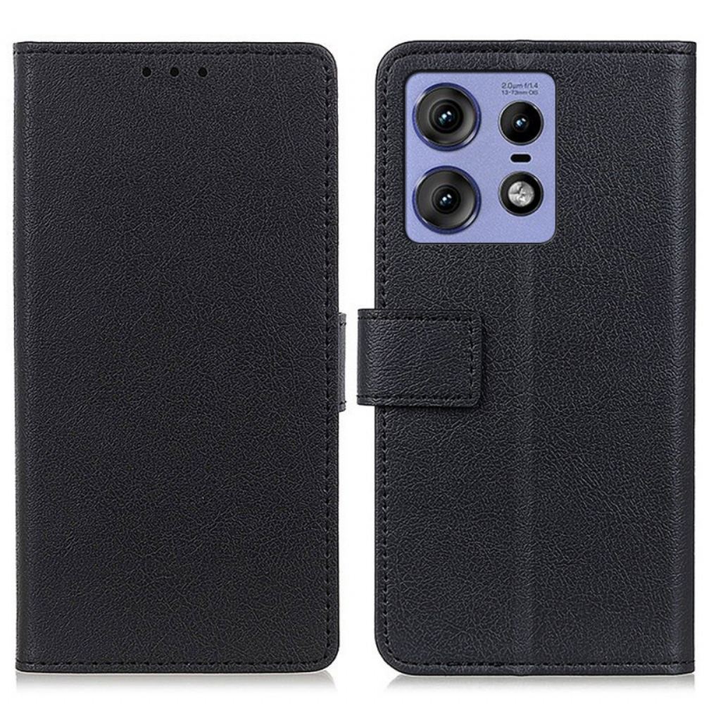 Kožený Kryt Motorola Edge 50 Pro Klasika