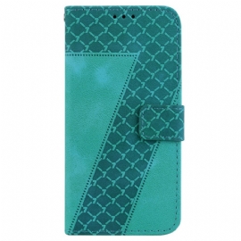 Kožený Kryt Motorola Edge 50 Pro Návrh 7