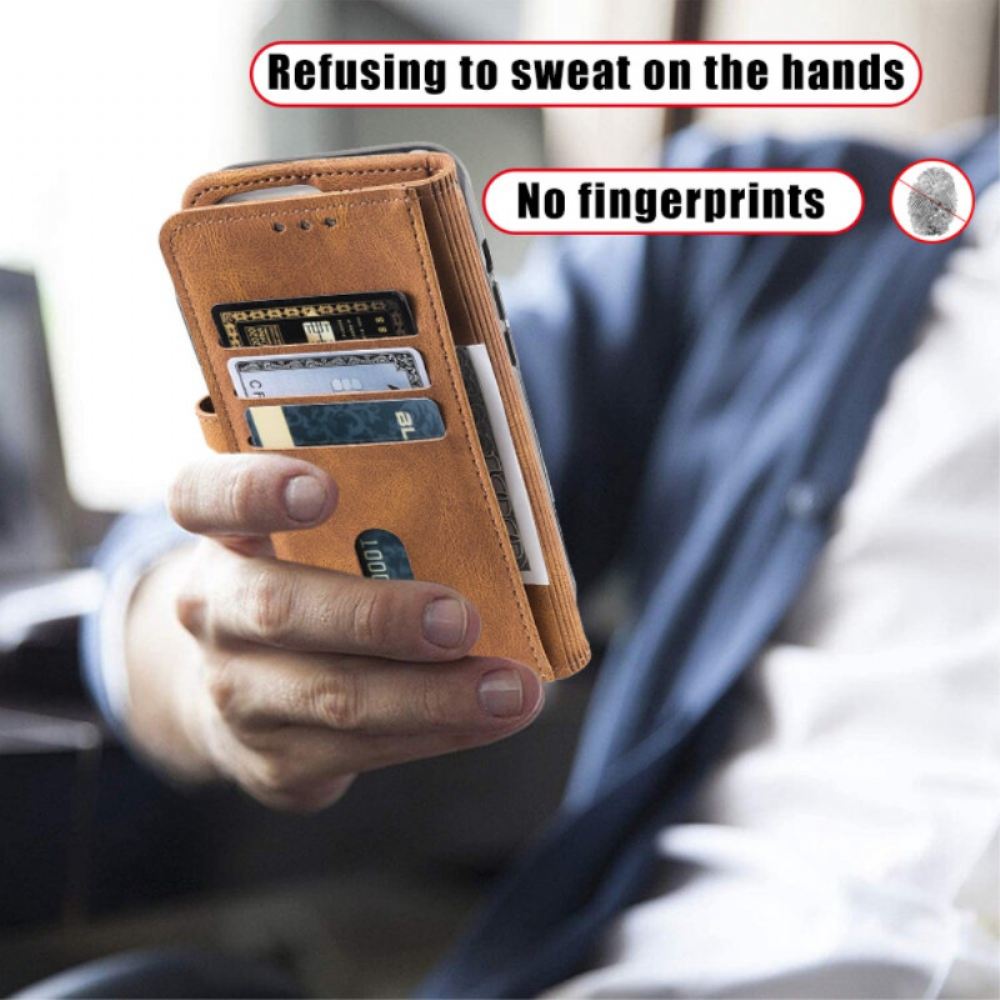 Kožený Kryt Motorola Edge 50 Pro Technologie Blokování Rfid Ttudrch