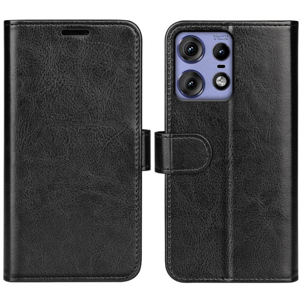 Kožený Kryt Na Motorola Edge 50 Pro Ročník