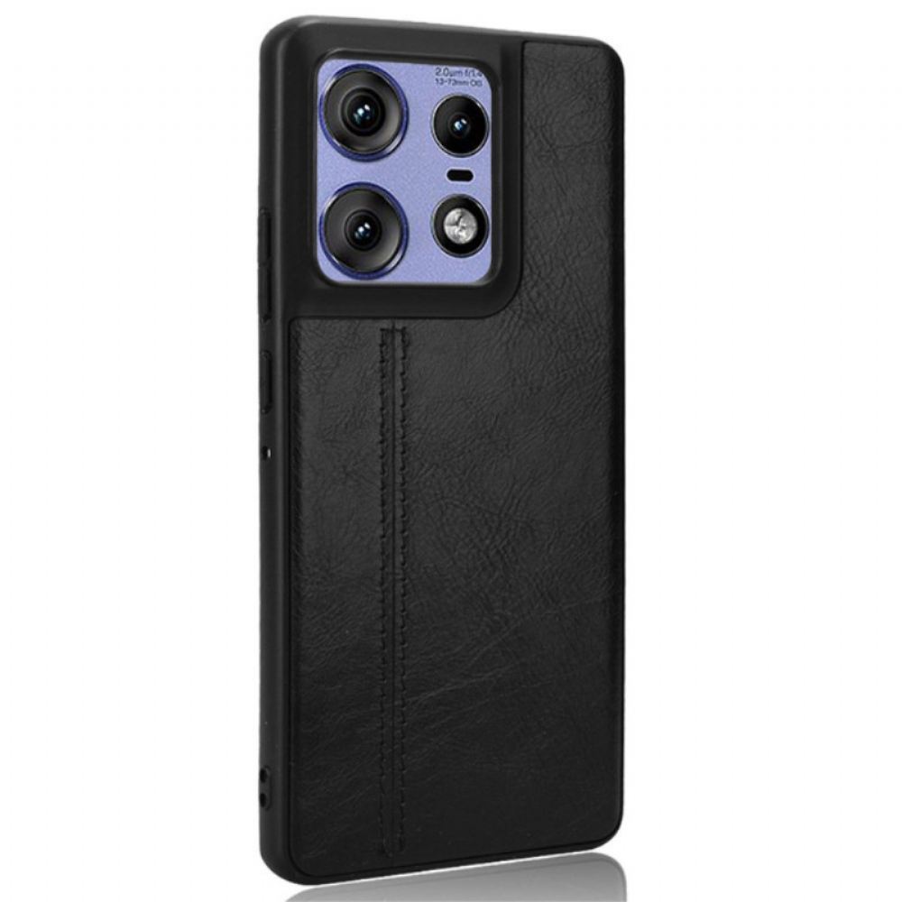 Kryt Motorola Edge 50 Pro Couture Leather Effect