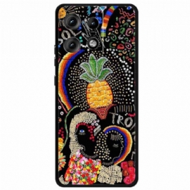 Kryt Motorola Edge 50 Pro Květ Ananasu