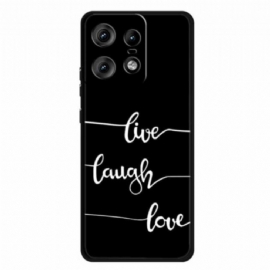 Kryt Motorola Edge 50 Pro Live Laugh Love