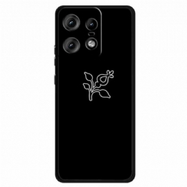 Kryt Na Motorola Edge 50 Pro Květinová Grafika