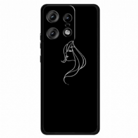 Kryt Na Motorola Edge 50 Pro Žena Grafika