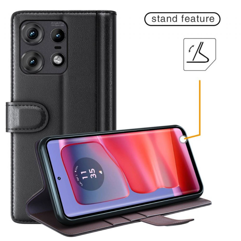 Peněženková Pouzdra Motorola Edge 50 Pro Kryty Na Mobil Kůže