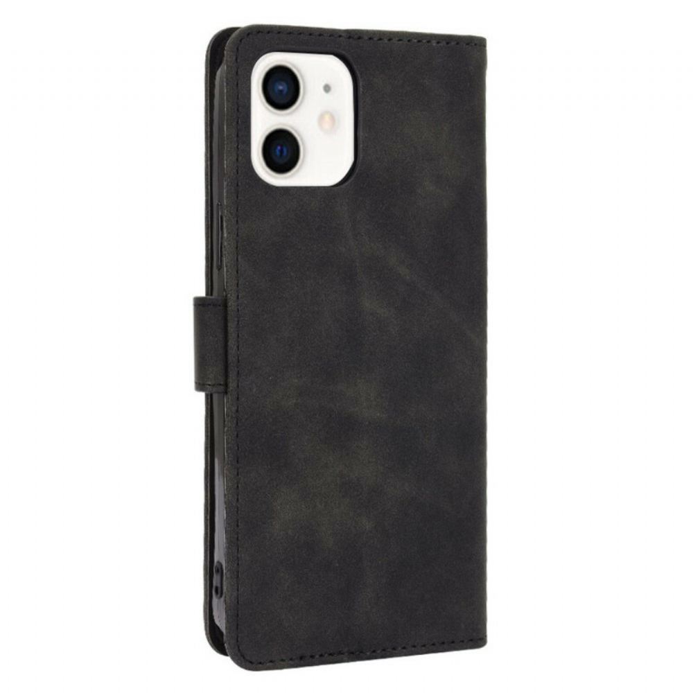 Flipové Pouzdro Na iPhone 13 Mini Dotek Kůže