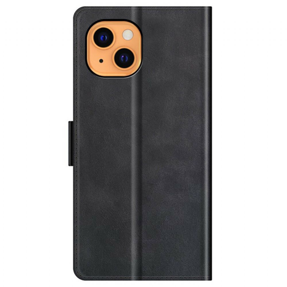 Flipové Pouzdro Na iPhone 13 Mini Dvojité Zapínání
