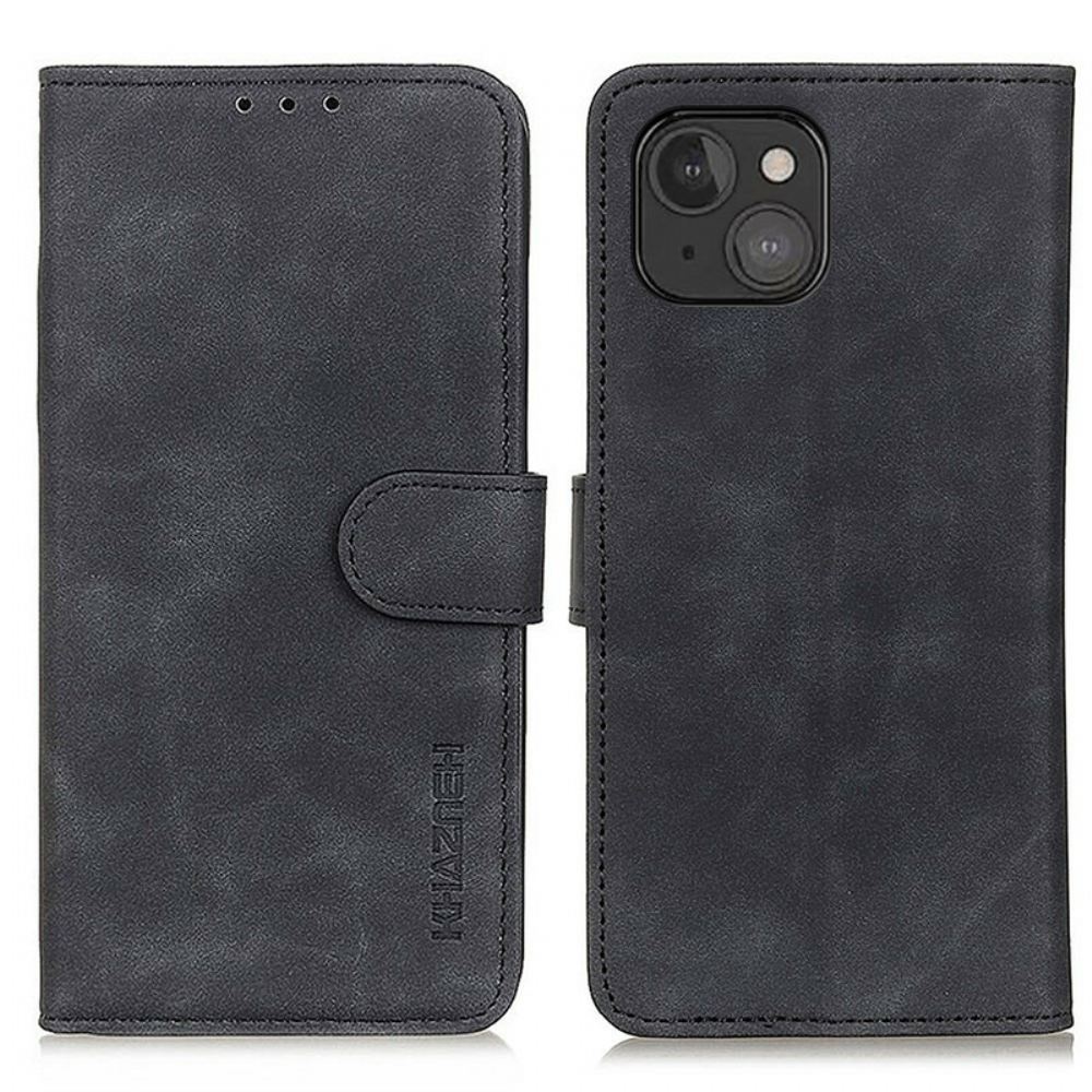 Flipové Pouzdro Na iPhone 13 Mini Khazneh Vintage Kožený Efekt