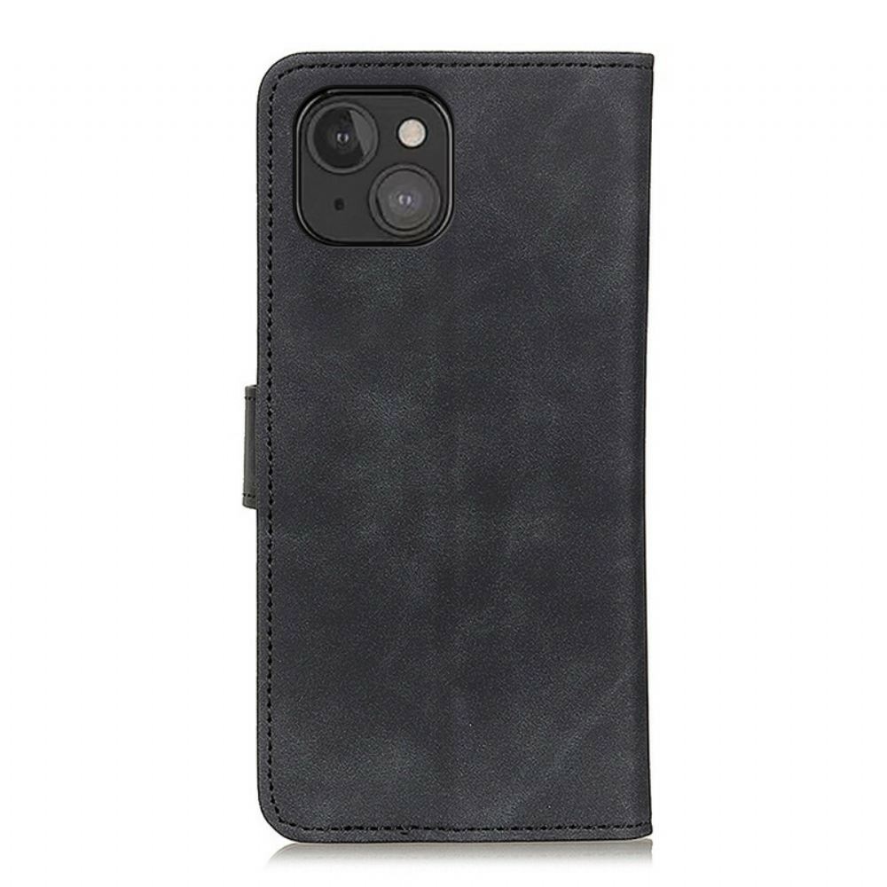 Flipové Pouzdro Na iPhone 13 Mini Khazneh Vintage Kožený Efekt