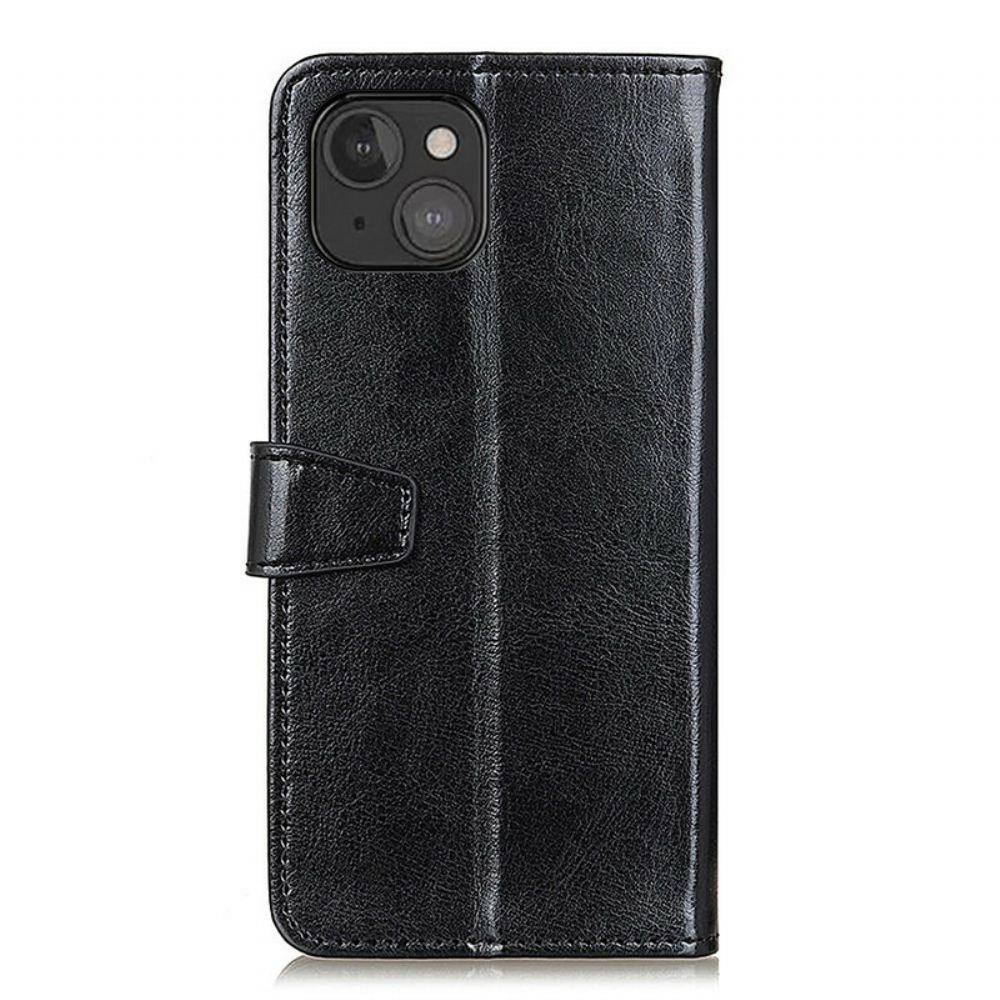 Flipové Pouzdro Na iPhone 13 Mini Klasická Umělá Kůže