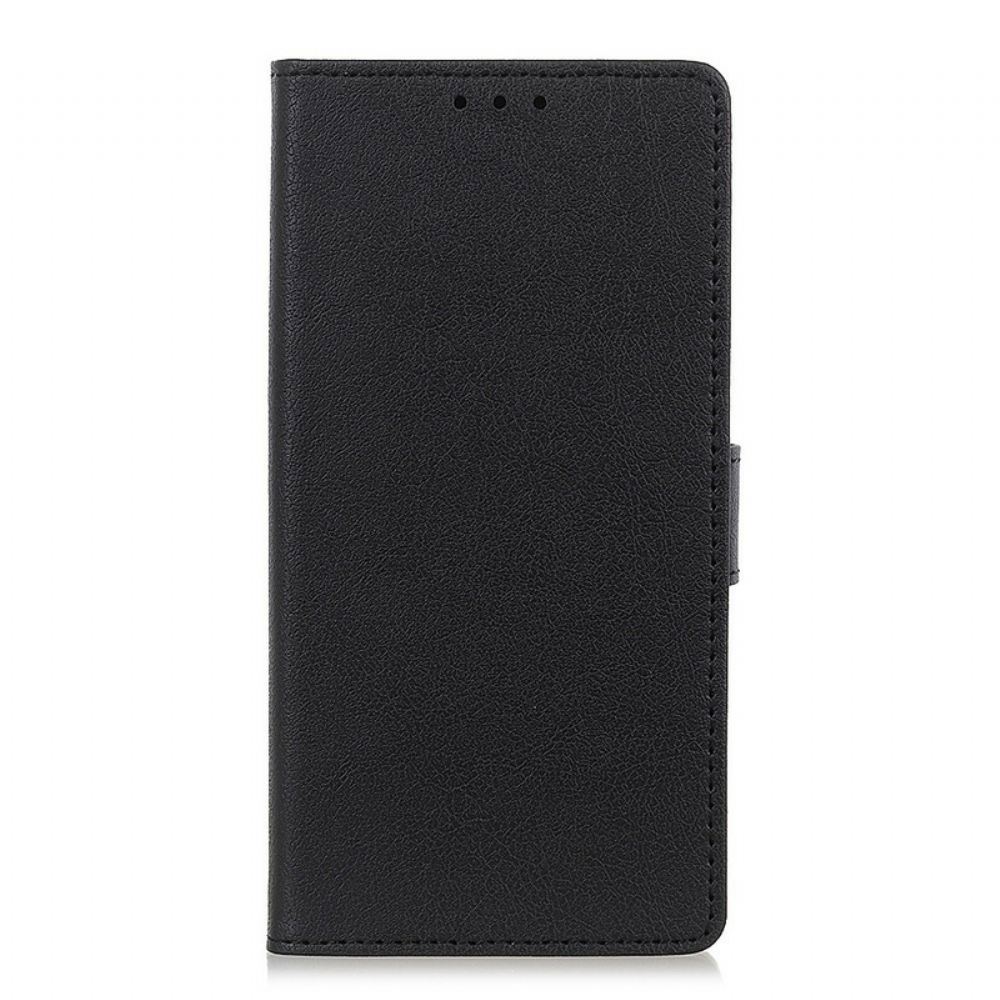 Flipové Pouzdro Na iPhone 13 Mini Klasický Kožený Efekt