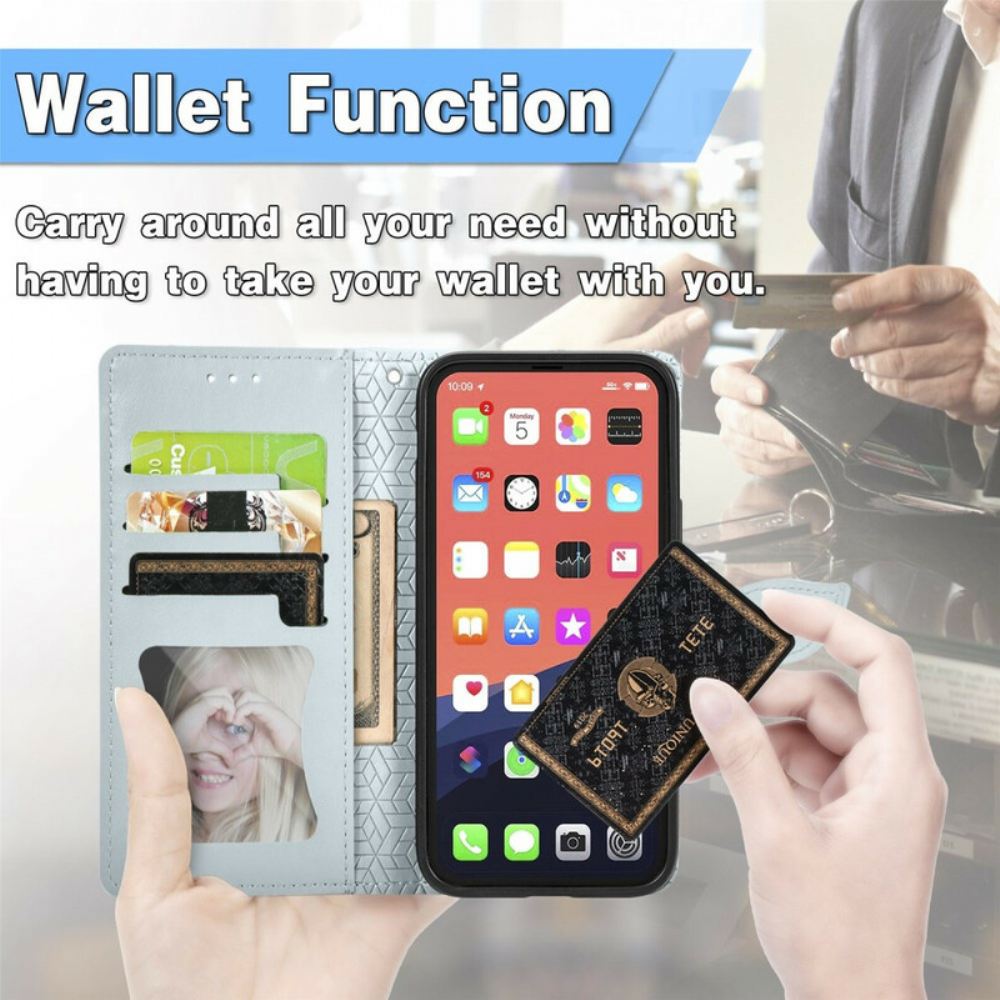 Flipové Pouzdro Na iPhone 13 Mini Kmenové Listy