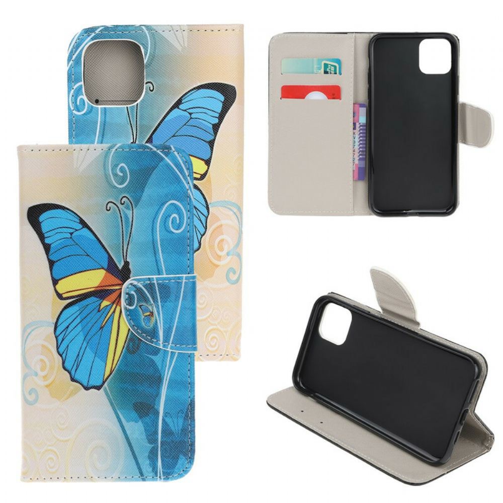 Flipové Pouzdro Na iPhone 13 Mini Motýli