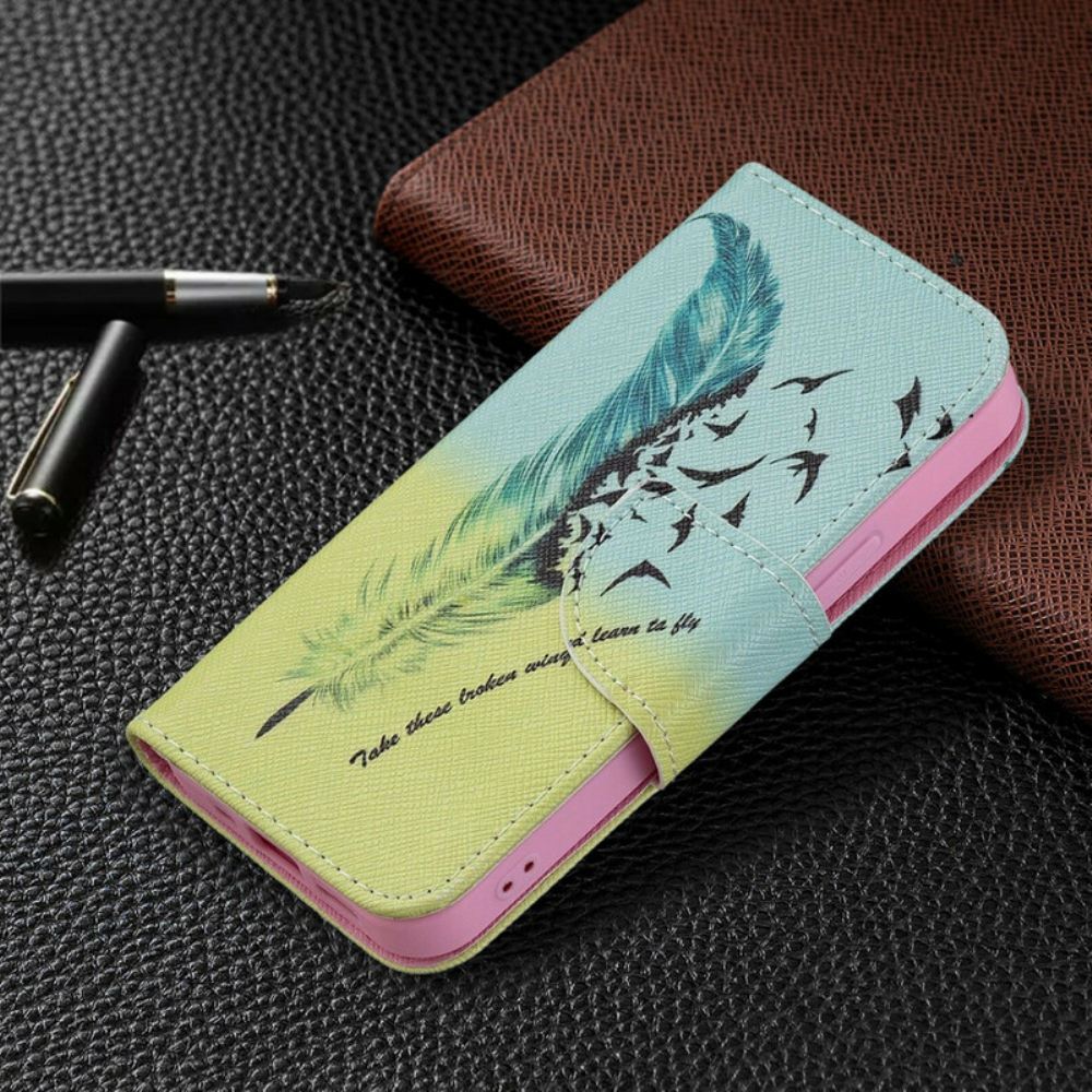 Flipové Pouzdro Na iPhone 13 Mini Naučte Se Létat