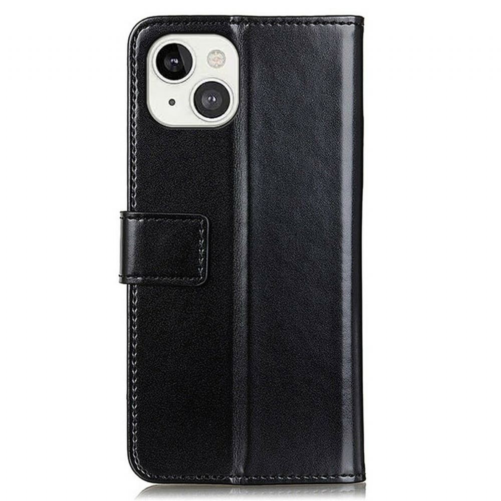 Flipové Pouzdro Na iPhone 13 Mini Tříbarevný Kožený Efekt