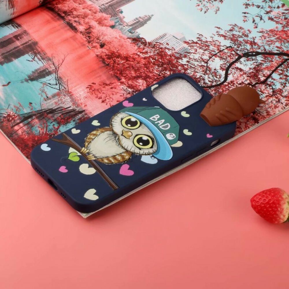 Kryt Na iPhone 13 Mini 3d Zlá Sova