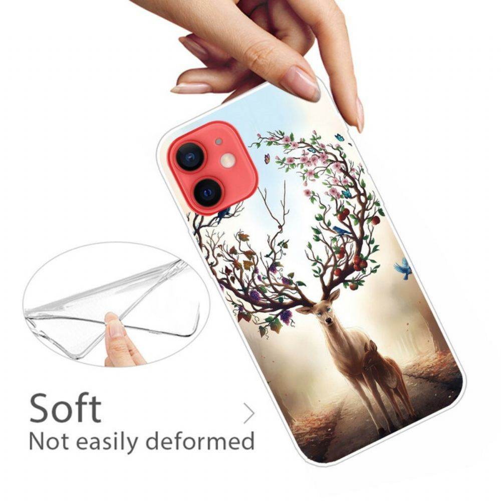 Kryt Na iPhone 13 Mini Flexibilní Jelen