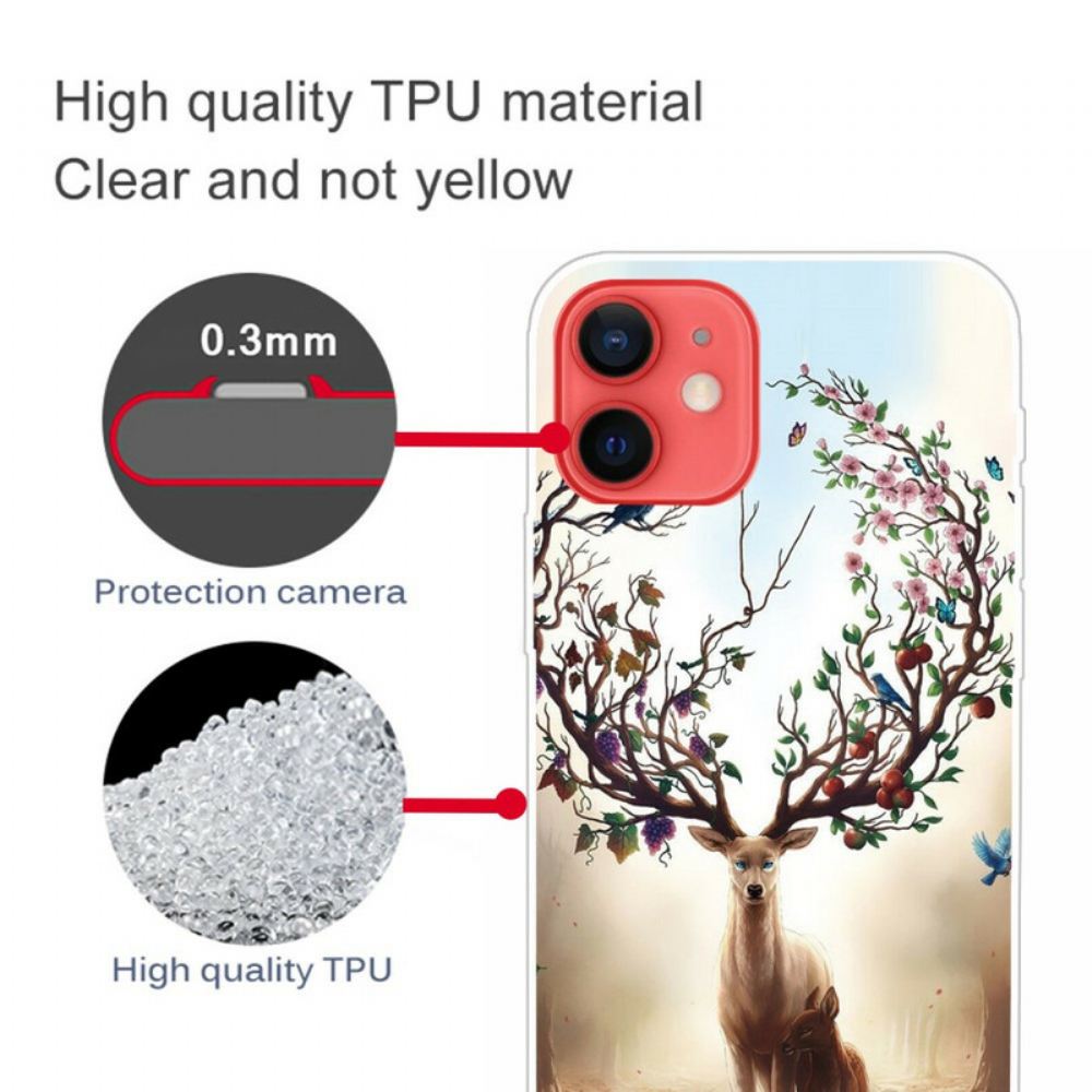 Kryt Na iPhone 13 Mini Flexibilní Jelen