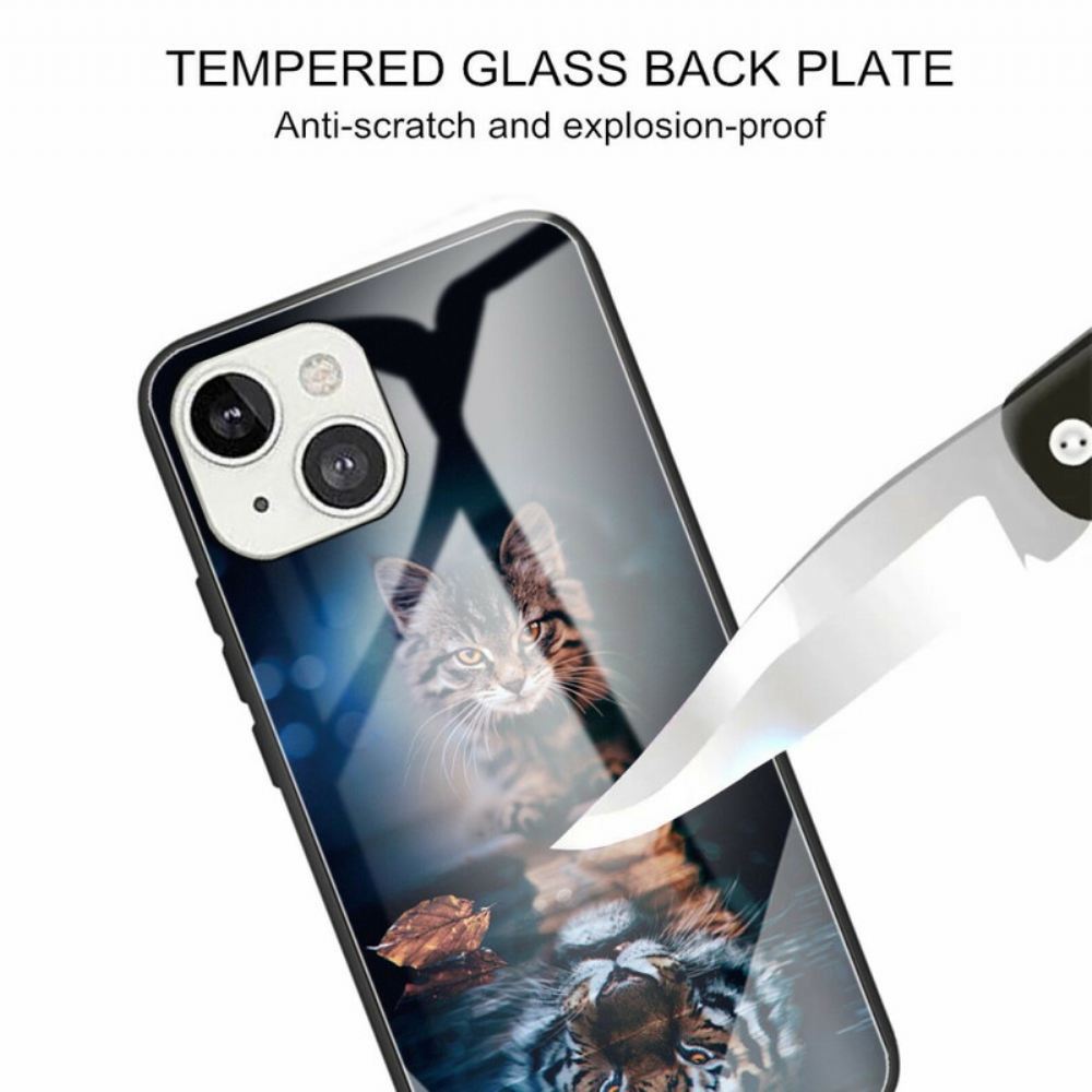 Kryt Na iPhone 13 Mini Moje Tygří Tvrzené Sklo