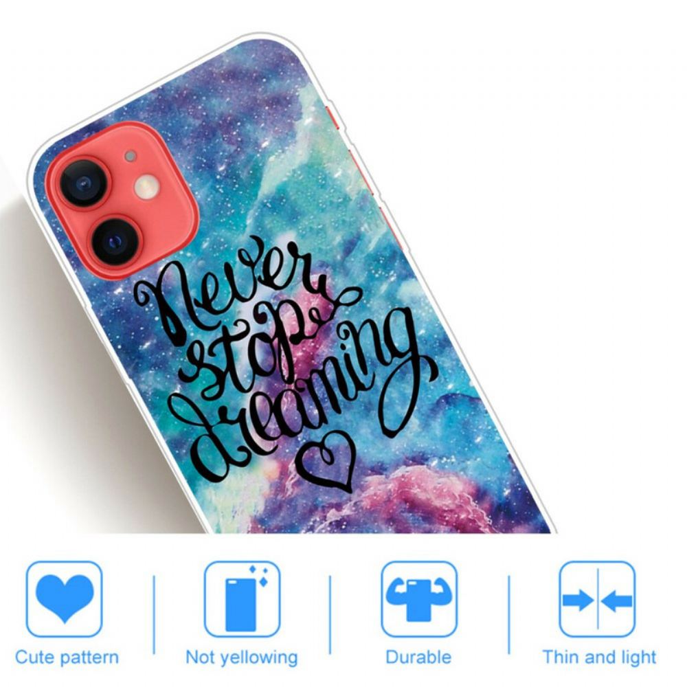 Kryt Na iPhone 13 Mini Nikdy Nepřestávejte Snít
