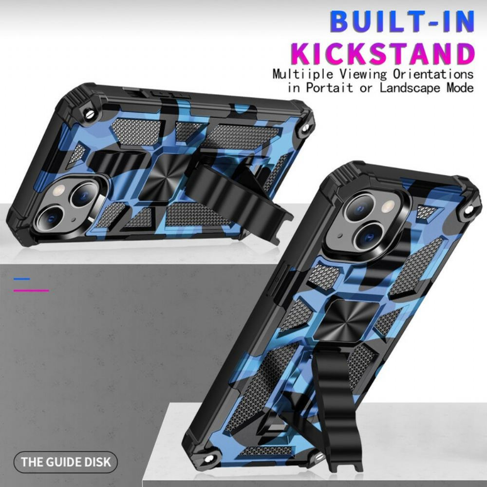 Kryt Na iPhone 13 Mini Odnímatelná Podpůrná Kamufláž