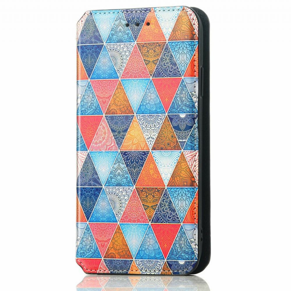 Kryty Na Mobil Na iPhone 13 Mini Flipové Pouzdro Design Caseneo Rfid