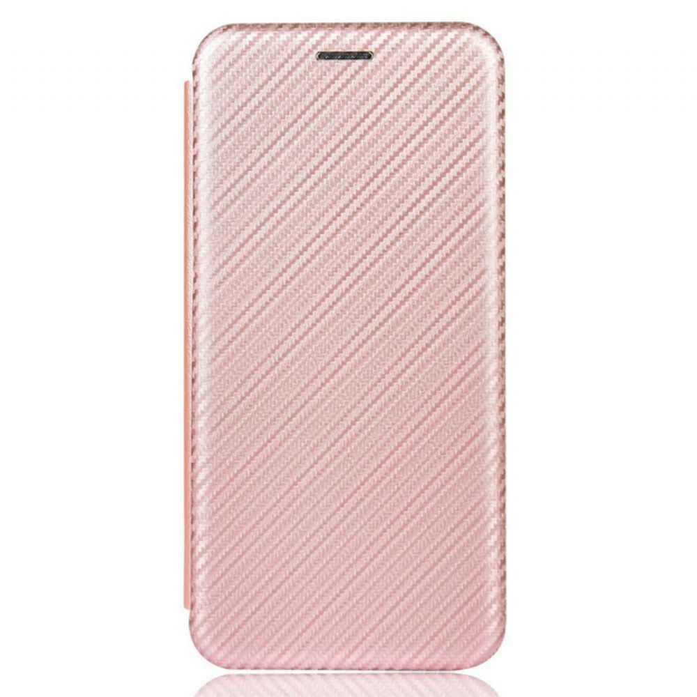 Kryty Na Mobil Na iPhone 13 Mini Flipové Pouzdro Uhlíkové Vlákno