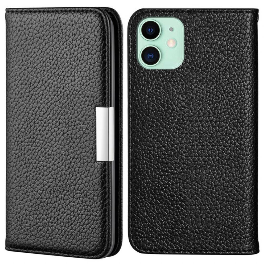 Kryty Na Mobil Na iPhone 13 Mini Flipové Pouzdro Umělá Kůže Litchi Ultra Chic