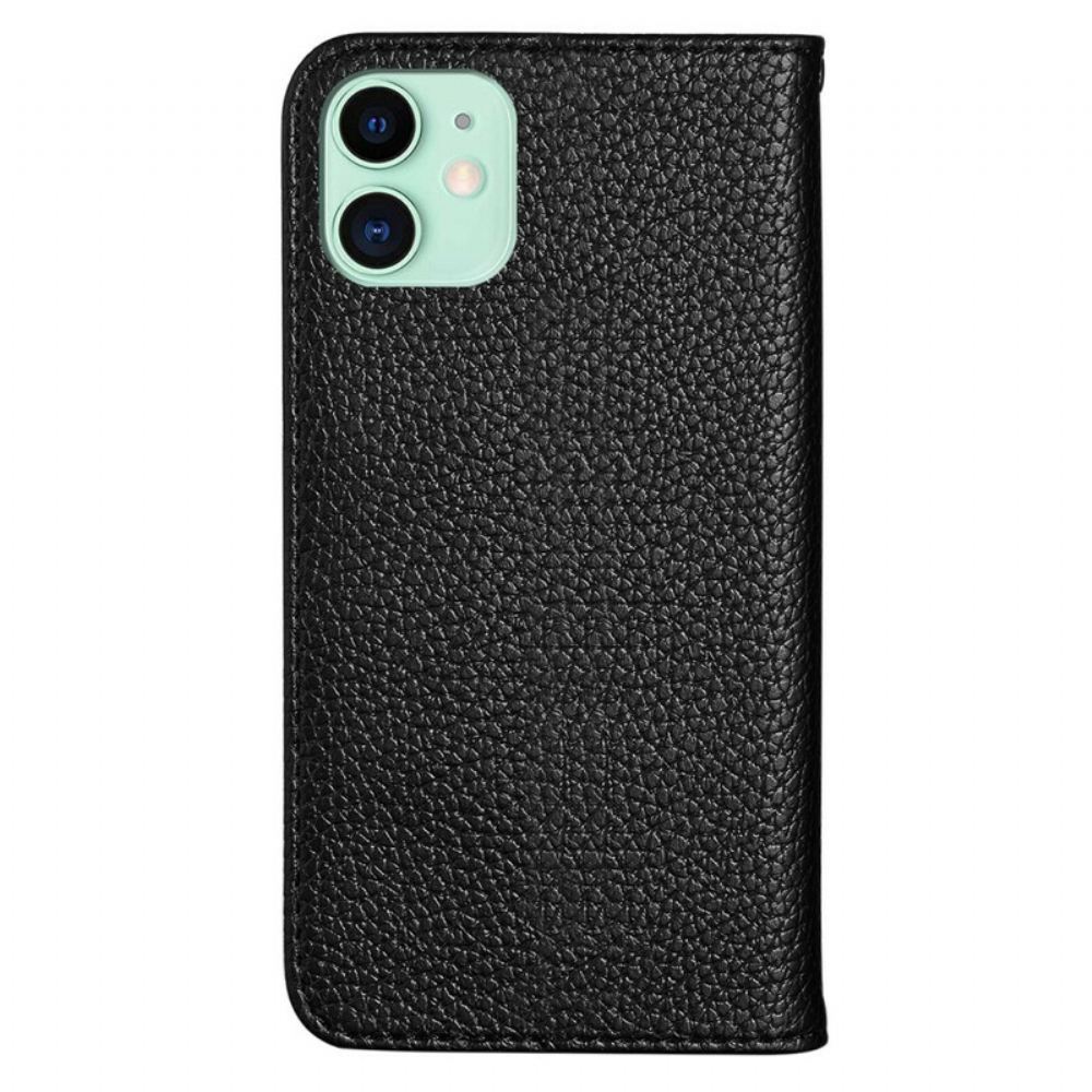 Kryty Na Mobil Na iPhone 13 Mini Flipové Pouzdro Umělá Kůže Litchi Ultra Chic