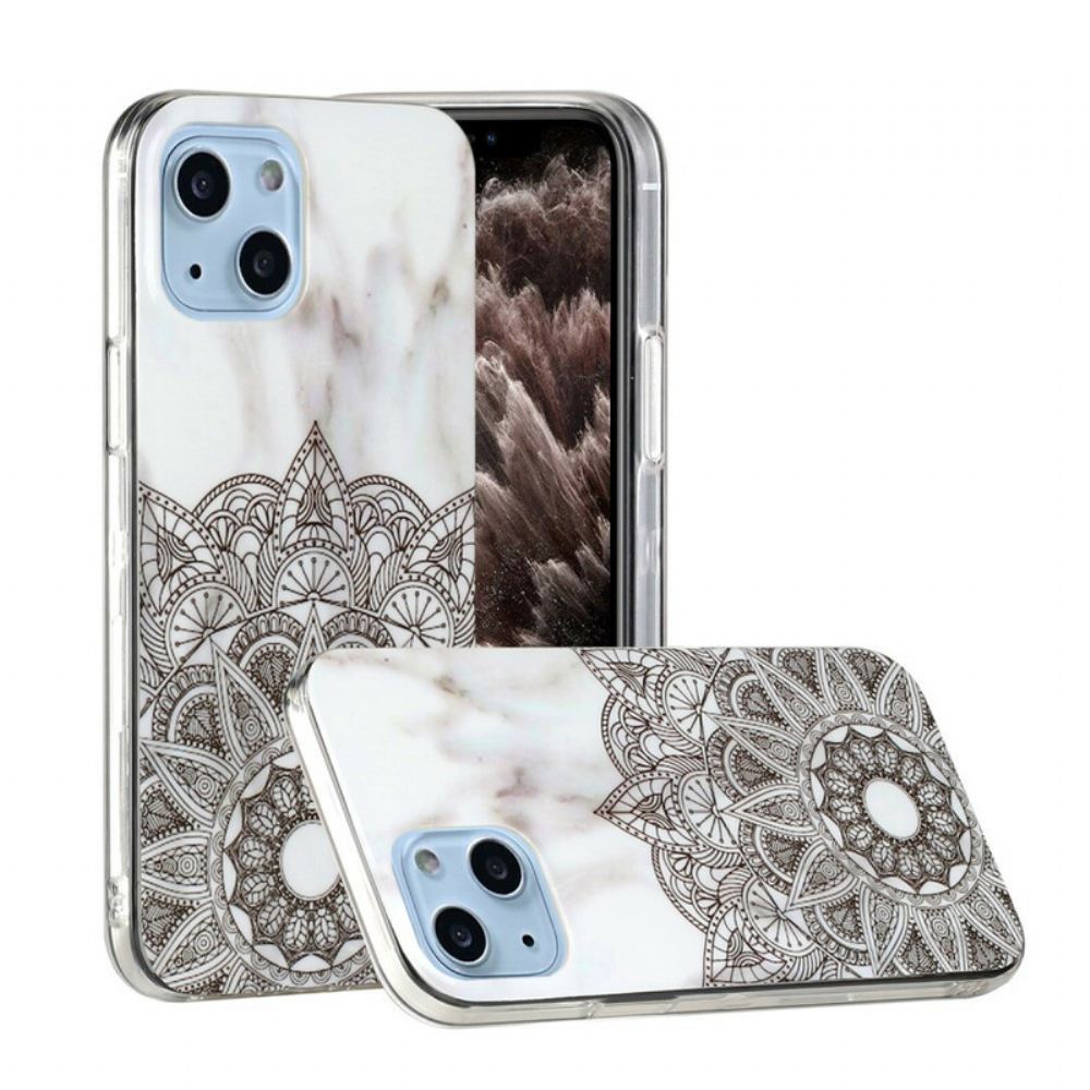 Kryty Na Mobil Na iPhone 13 Mini Geometrie Mramoru