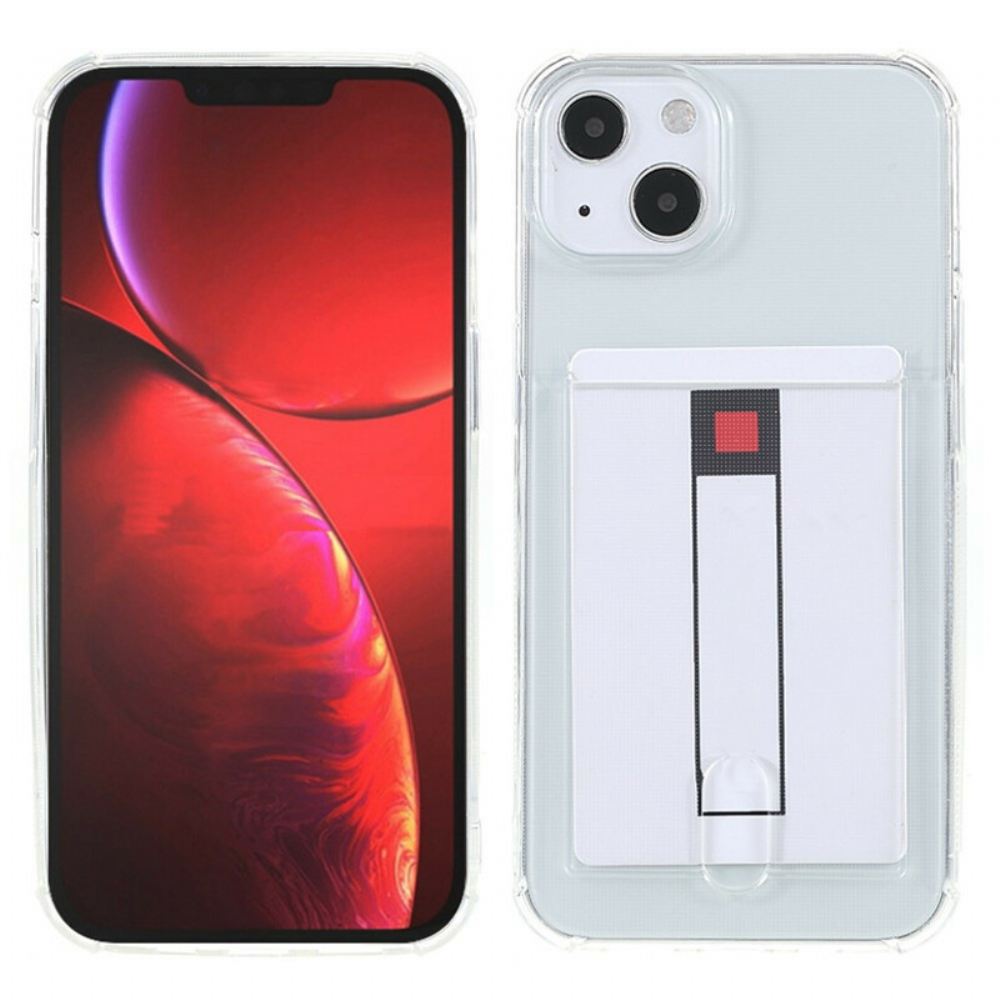 Kryty Na Mobil Na iPhone 13 Mini Průhledný Držák Barevných Karet