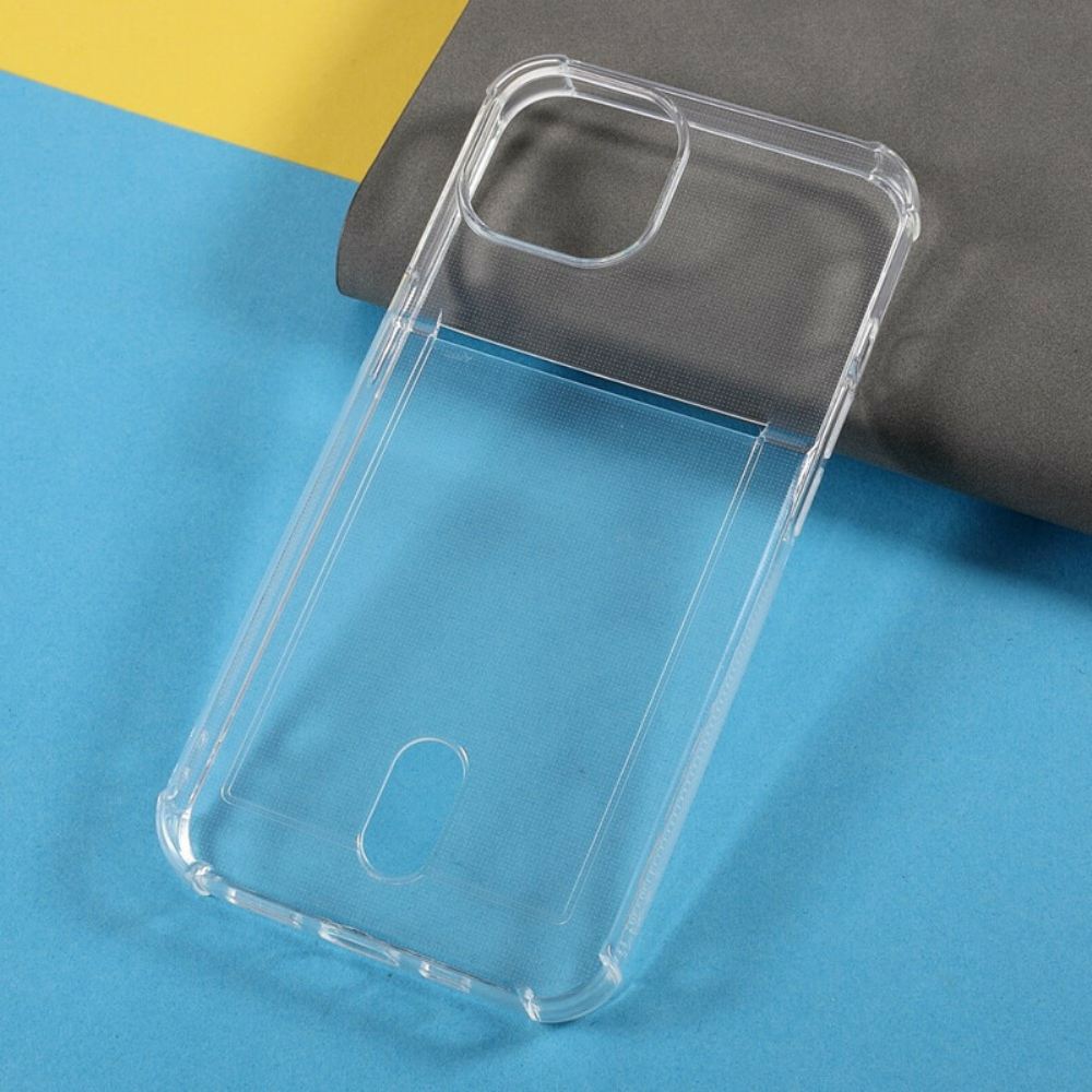 Kryty Na Mobil Na iPhone 13 Mini Průhledný Držák Barevných Karet