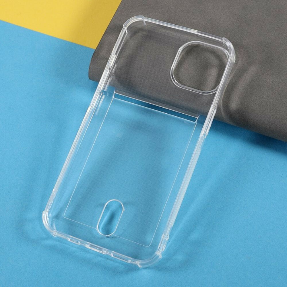 Kryty Na Mobil Na iPhone 13 Mini Průhledný Držák Barevných Karet