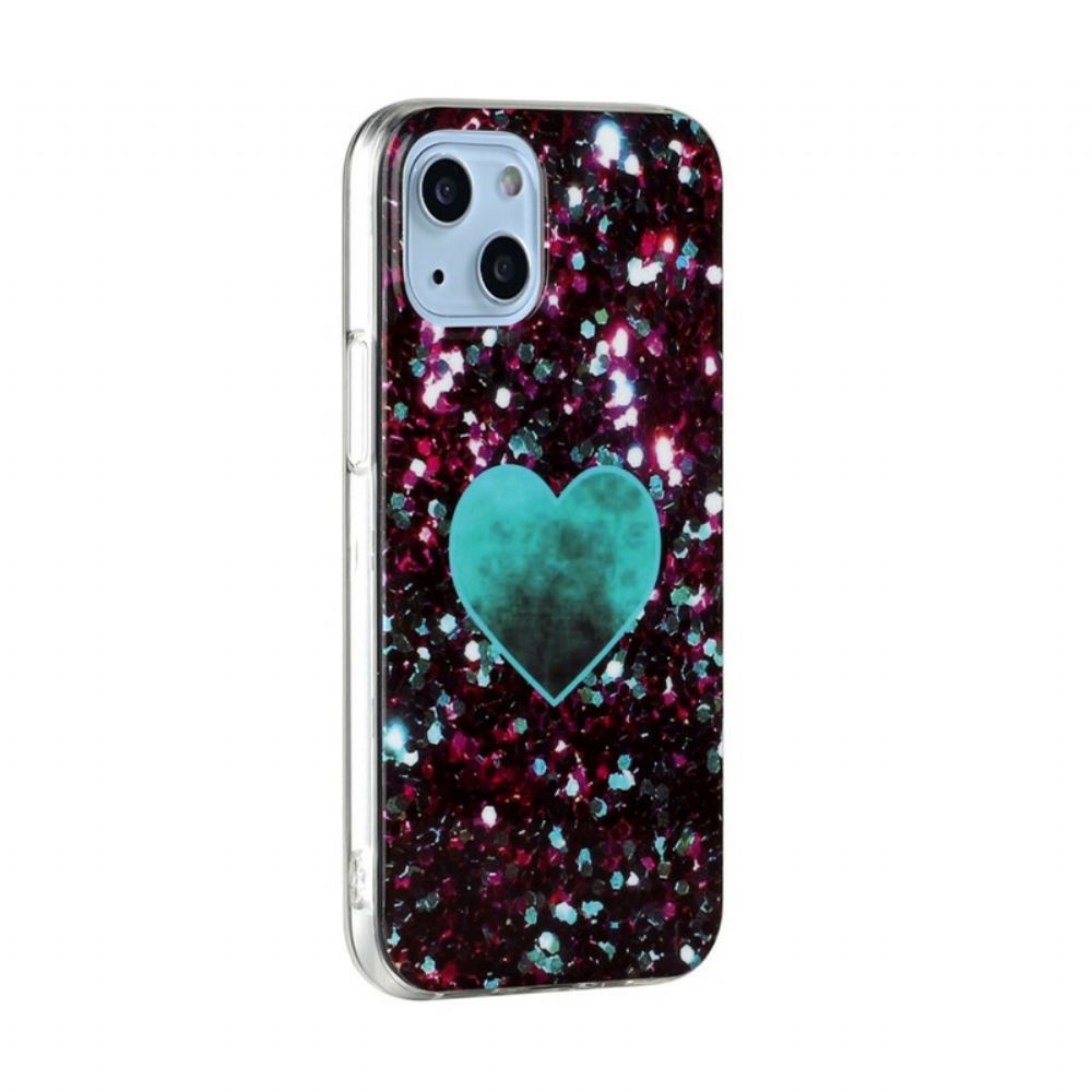 Kryty Na Mobil Na iPhone 13 Mini Třpytivý Mramor