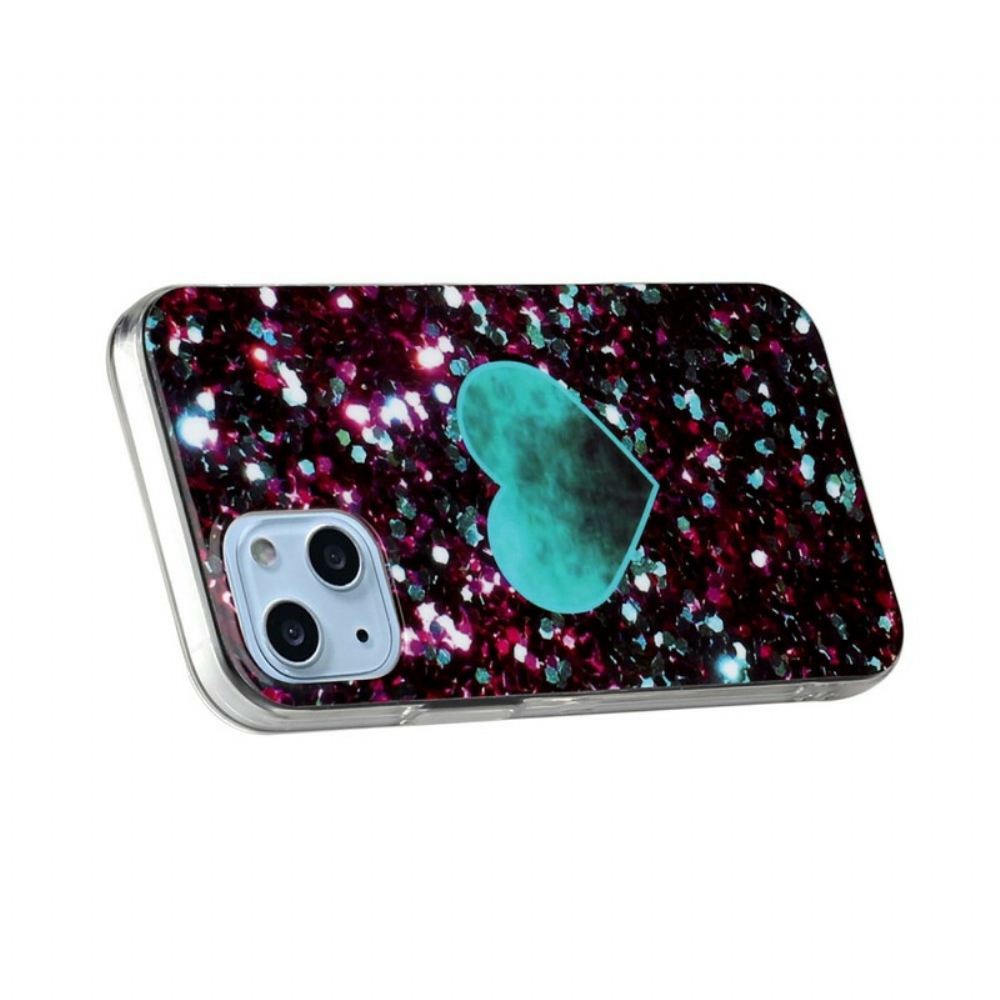 Kryty Na Mobil Na iPhone 13 Mini Třpytivý Mramor